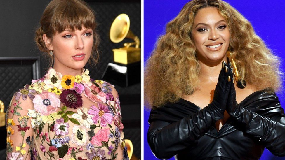 Taylor Swift ja Beyoncé tekivät molemmat historiaa vuoden 2021 Grammy gaalassa.